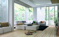 Design to bring light into the house to help open space