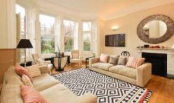 Simple decoration for fresh, light living space