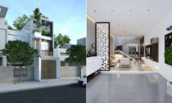 A beautiful 3-storey townhouse model with a cost of VND 1.2 billion