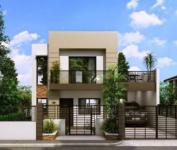 See the 2-storey house model with beautiful enchanted roof