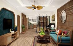 Wooden bamboo furniture helps the house to be nostalgic but still luxurious